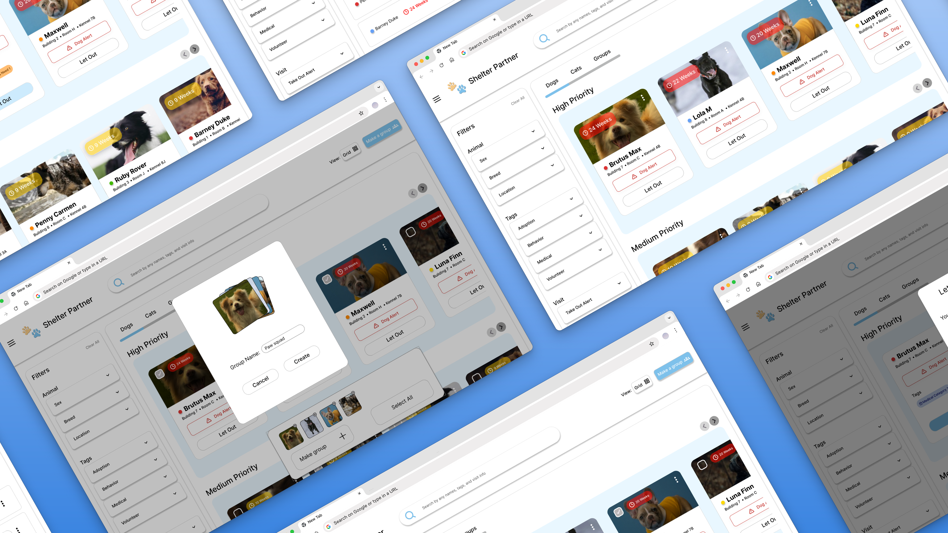 Project screenshot: ShelterPartner